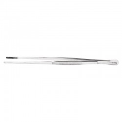 RVS micro pincet met ronde punt 30cm