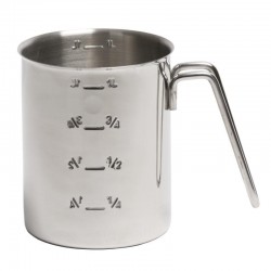 RVS maatbeker 1L
