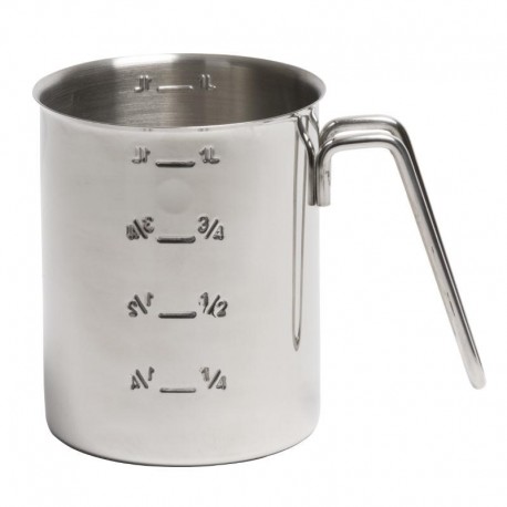 RVS maatbeker 1L