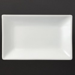 Olympia Whiteware rechthoekige serveerschalen 20 x 13cm