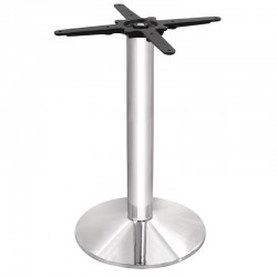 Bolero ronde verchroomde tafelpoot