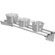 Vogue RVS wandplank 120cm