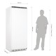 Polar 1-deurs vriezer wit 600ltr