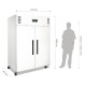 Polar 2-deurs vriezer wit 1200ltr