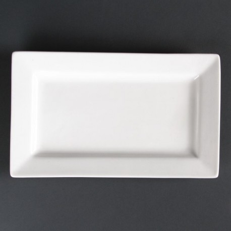 Lumina rechthoekige schalen met brede rand 25,7 x 15,5cm
