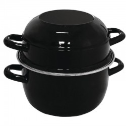 Olympia emaillen mosselpan 1kg porties