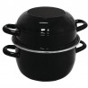Olympia emaille mosselpan 1kg porties