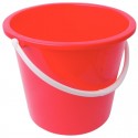Jantex kunststof emmer 10L rood