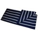 Vogue theedoek met slagersstreep blauw-wit