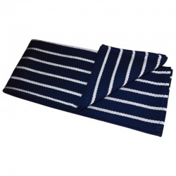 Vogue theedoek met slagersstreep blauw-wit