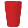 Olympia Kristallon polycarbonaat bekers 14,2cl rood