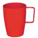 Kristallon beker met oor 28cl rood