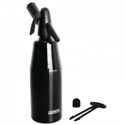 Olympia soda sifon zwart 1ltr
