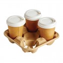 Draagtrays voor 4 bekers