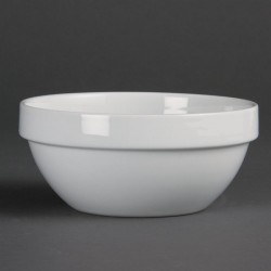 Olympia wit stapelbare kom 15cm
