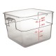 Vogue polycarbonaat voedseldoos vierkant 10ltr