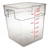 Hygiplas polycarbonaat voedseldoos vierkant 15L