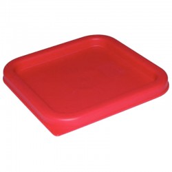 Vogue vierkant deksel rood klein