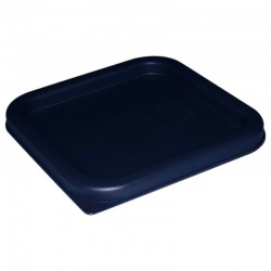 Vogue vierkant deksel blauw medium