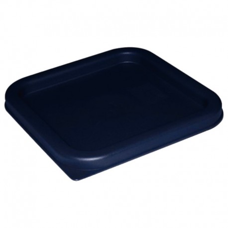 Vogue vierkant deksel blauw groot