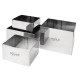 Vogue vierkante moussering 4x8x8cm