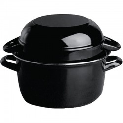 Olympia emaillen mosselpan 0,5kg porties