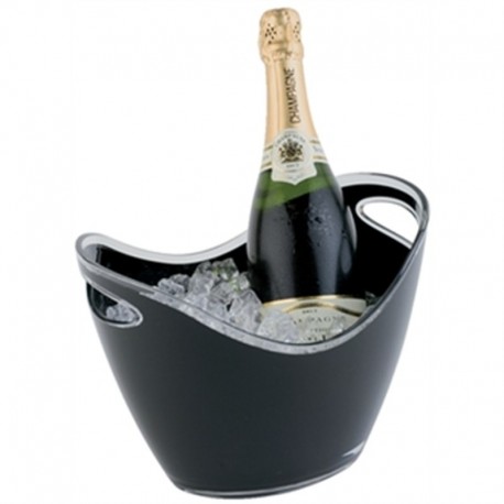 Acryl champagne bowl klein zwart