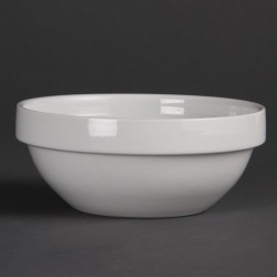 Olympia wit stapelbare kom 13cm