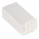 Jantex C-gevouwen handdoeken 2-laags wit