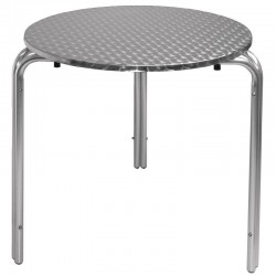 Bolero ronde RVS bistrotafel 70cm