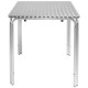 Bolero vierkante RVS bistrotafel 60cm