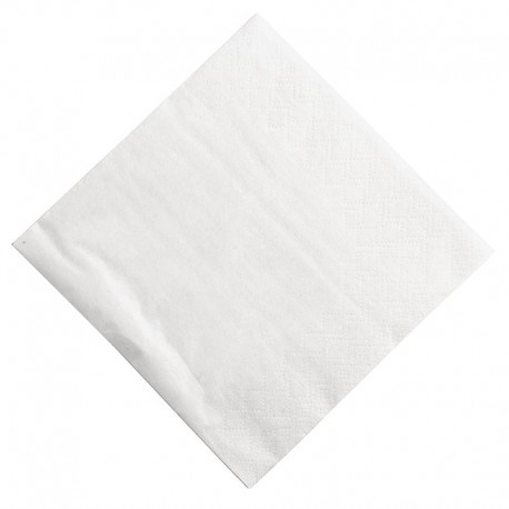 Papieren cocktailservetten wit 25cm