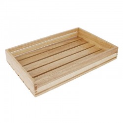 Olympia lage houten serveerkrat