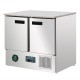 Polar gekoelde werkbank met marmeren werkblad 240ltr