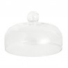 Olympia glazen kap met greep 26cm
