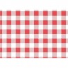 Rood Gingham vetvrij papier 25x25cm