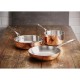 Vogue Triwall koperen sauteuse conisch 20cm