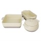 Olympia ronde braadpan crème en taupe 1,8ltr