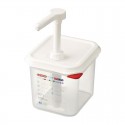Araven sausdispenser GN 1/6 transparant 2,6L