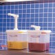 Araven set van 2 sausdispensers GN 1/6 transparant 2,6ltr