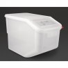 Araven transparante ingrediëntenbak 50L
