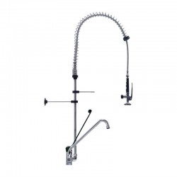 Gastro M hoge voorspoeldouche monobloc zwenkkraan handsfree