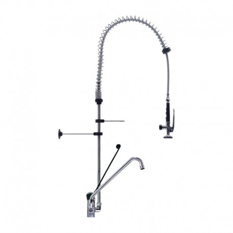 Gastro M hoge voorspoeldouche monobloc zwenkkraan handsfree