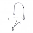 Gastro M hoge voorspoeldouche monobloc zwenkkraan handsfree