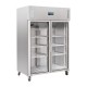 Polar Gastro 2-deurs koeling met glazen deuren 1200ltr