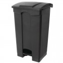 Jantex afvalemmer zwart 45L