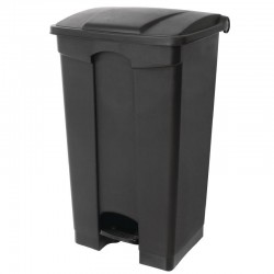 Jantex afvalemmer zwart 87ltr
