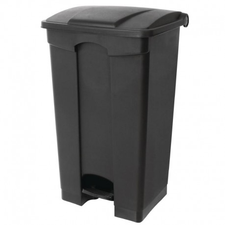 Jantex afvalemmer zwart 87ltr
