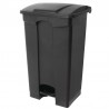 Jantex afvalemmer zwart 87L