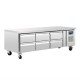 Polar GN laag model koelwerkbank 6 laden